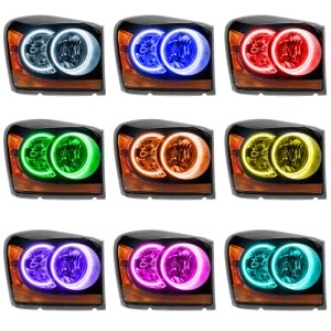 Dodge Durango Headlight Halo Kit - ORACLE Lighting - ColorSHIFT - `04-`06 Dodge Durango Headlight Halo Kit - ORACLE Lighting - ColorSHIFT - `04-`06